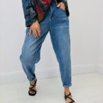 Jean Coupe Décontractée Avec Ceinture