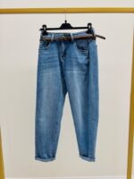 Jean Coupe Décontractée Avec Ceinture – Image 4