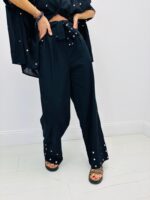 Pantalon Large Coton Brodé - Marque Goa – Image 3