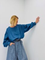 Chemise Fluide En Coton À Fermeture Asymétrique