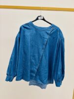 Chemise Fluide En Coton À Fermeture Asymétrique – Image 4