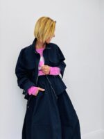 Veste Légère À Ceinture Coulissante En Viscose