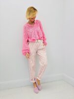 Pantalon Fluide À Motif Fleurs Avec Ceinture – Image 7