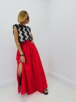 Top Crochet Fleuri Bicolore – Image 4