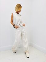 Gilet Denim À Boutonnage Décalé