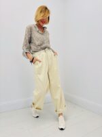 Pantalon Large À Taille Élastiquée Avec Ceinture – Image 6
