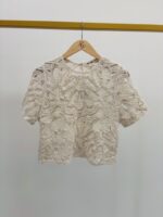 T-Shirt En Crochet Ajouré En Coton – Image 2
