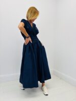 Robe Longue En Coton À Taille Smockée – Image 6