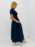 Robe Longue En Coton À Taille Smockée – Image 7