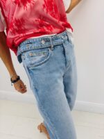 Jean Mom Fit Denim À Ceinture Croisée – Image 4