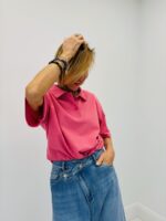 Polo Chic À Épaulettes Structurées