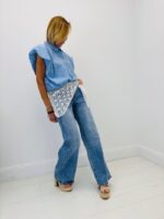 Chemise Débardeur Rayée À Épaules Structurées – Image 3