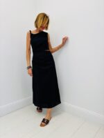 Robe Longue Asymétrique Drapée – Image 8