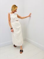 Robe Longue Asymétrique Drapée – Image 6