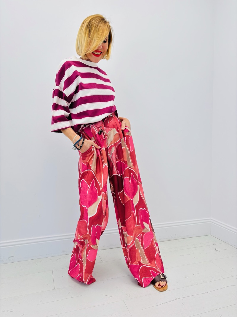 IMG_2807 T-Shirt À Grosses Rayures Style Marin – Image 1