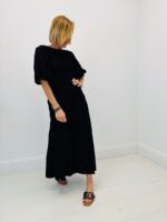 Robe Longue Smockée En Coton – Image 3
