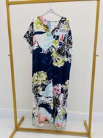 Robe Longue Imprimée En Viscose – Image 2