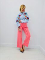 Jean Wide Leg Taille Haute À Poches Plaquées – Image 3