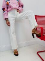 Jean Wide Leg Taille Haute À Poches Plaquées – Image 8