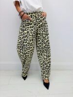 Pantalon Large Coton Imprimé Léopard – Image 4