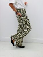 Pantalon Large Coton Imprimé Léopard – Image 5