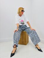 Pantalon Large Coton Imprimé Léopard – Image 8