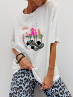 T-Shirt Coton À Motif Brodé City – Image 4