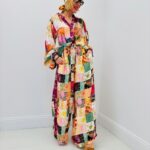 Pantalon Large Imprimé Patchwork - Marque Corner