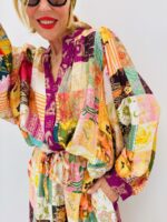 Chemise Fluide Imprimé Patchwork - Marque Corner – Image 4