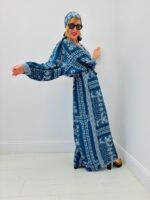 Chemise Fluide Imprimé Bandana Avec Foulard Intégré - Marque Corner – Image 4