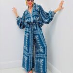 Chemise Fluide Imprimé Bandana Avec Foulard Intégré - Marque Corner