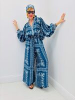 Chemise Fluide Imprimé Bandana Avec Foulard Intégré - Marque Corner