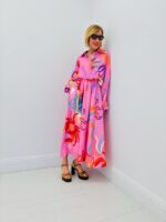 Jupe Longue Fluide Imprimé Tropical En Tencel - Marque Corner – Image 6