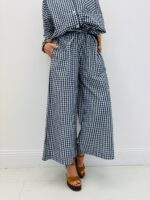 Pantalon Vichy Fluide En Coton – Image 6