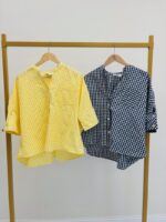 Chemise Vichy Oversize En Coton – Image 7