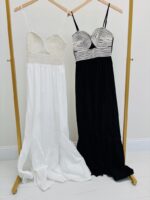 Robe Longue Bustier Coton Esprit Bohème Chic – Image 5