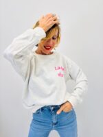 Sweat Oversize Imprimé La Dolce Vita Esprit Casual Chic