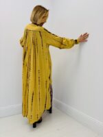 Robe Longue Fluide Imprimé Artistique Esprit Bohème Chic - CORNER – Image 3