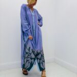 Robe Longue Fluide Imprimé Artistique Esprit Bohème Chic - CORNER