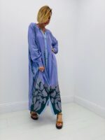 Robe Longue Fluide Imprimé Artistique Esprit Bohème Chic - CORNER