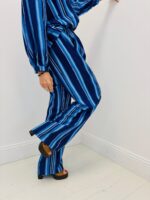 Pantalon Rayé Fluide Coupe Large Esprit Estival Chic - RUEDESABBESSES – Image 2