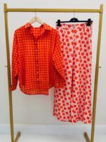 Chemise À Carreaux Colorés En Coton - Marque Palme – Image 2