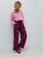 Pantalon Fluide Fleuri Coupe Large - Marque RueDesAbbesses – Image 3