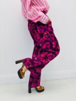 Pantalon Fluide Fleuri Coupe Large - Marque RueDesAbbesses – Image 4