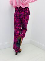 Pantalon Fluide Fleuri Coupe Large - Marque RueDesAbbesses – Image 2