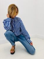 Chemise Rayée En Coton Coupe Fluide - Marque Palme