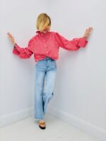 Chemise Vichy En Coton À Col Froncé Esprit Romantique Chic