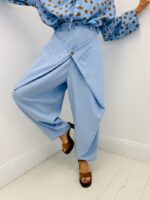 Pantalon Sarouel Taille Haute Drapé Esprit Moderne