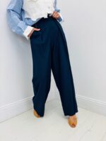 Pantalon À Pinces Fluide Taille Haute Élégance Naturelle – Image 4