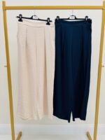 Pantalon À Pinces Fluide Taille Haute Élégance Naturelle – Image 7